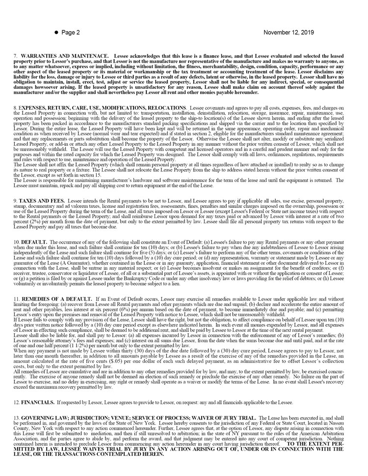 (STI LEASE DSC006 - 10.12 PAGE 2)