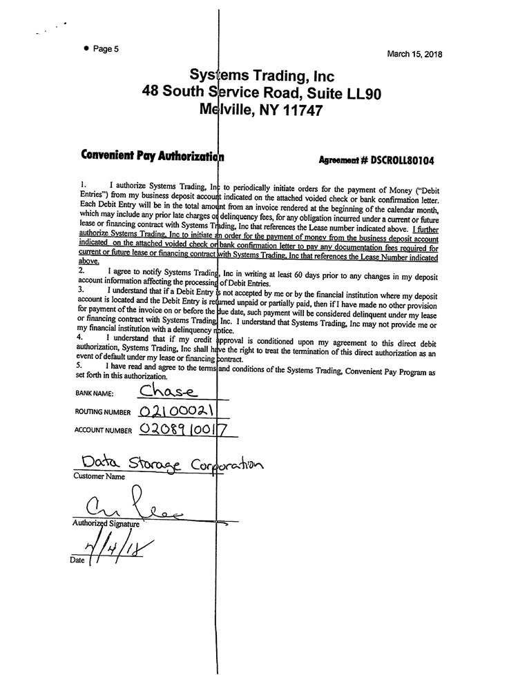 (STI LEASE DSCROLL80104 - 10.6 PAGE 5)