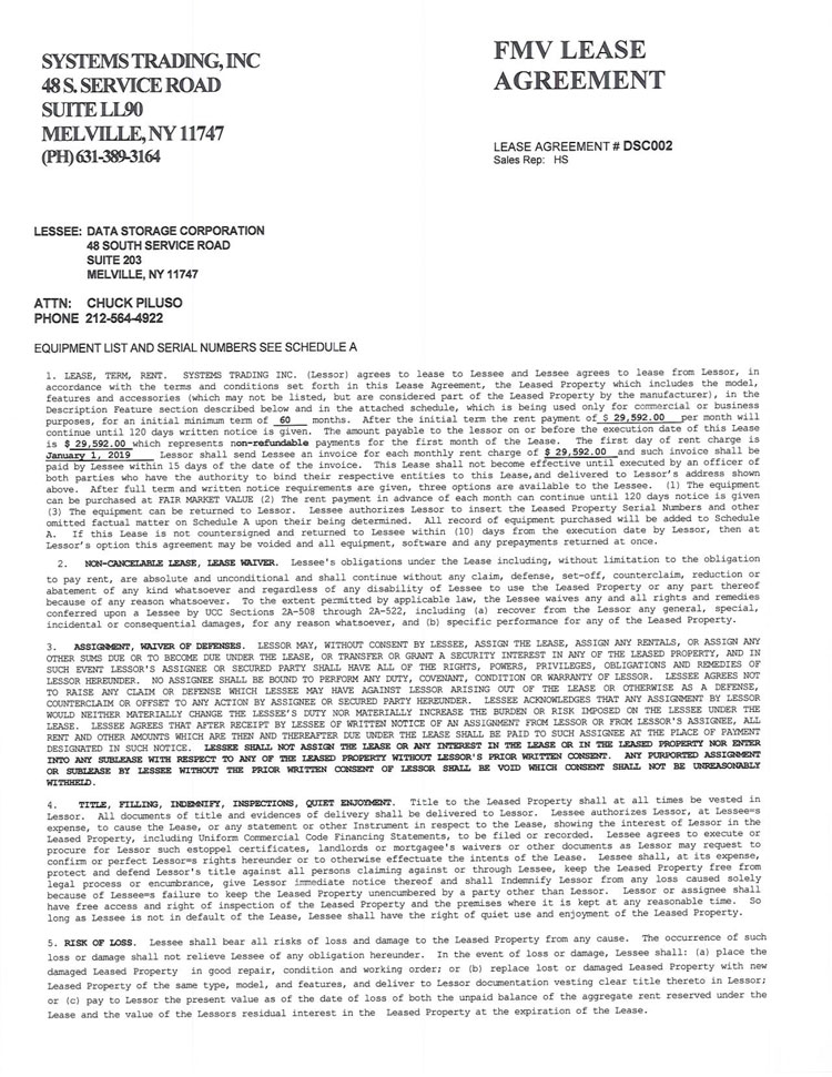 (STI LEASE DSC002 - 10.7 PAGE 1)
