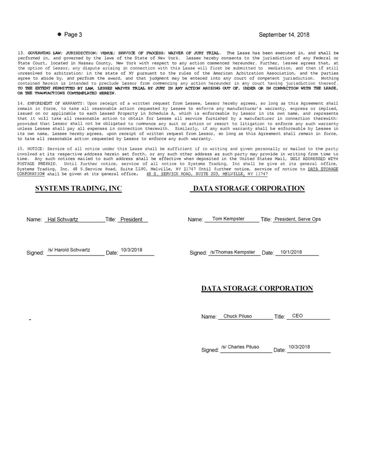 (STI LEASE DSC002 - 10.7 PAGE 3)
