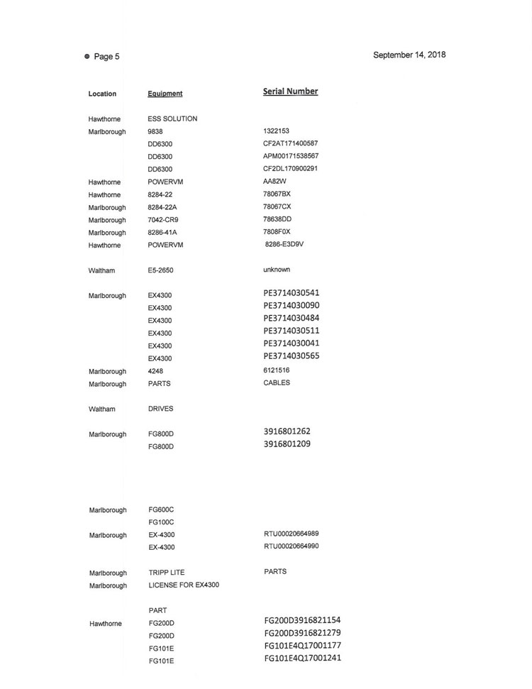 (STI LEASE DSC002 - 10.7 PAGE 5)