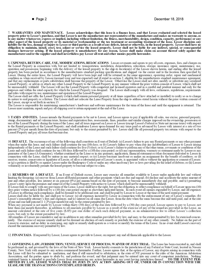 (STI LEASE DSC004 - 10.9 PAGE 2)